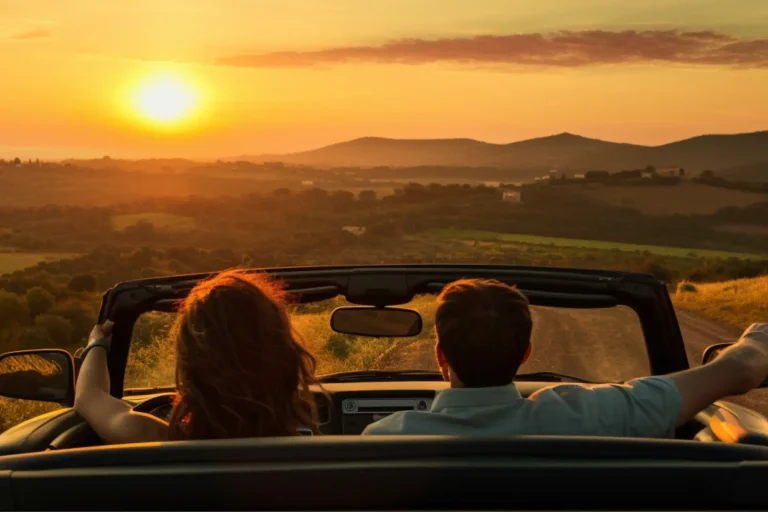 Route panoramique vallée du Lot en voiture, road trip romantique week-end